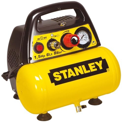 STANLEY D 200 compressore 6 litri 1,5Hp 8 bar