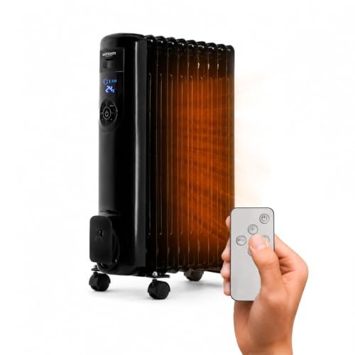 Wintem radiatore ad olio elettrico 2000W stufa elettrica basso consumo