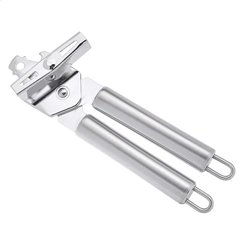 Amazon Basics apriscatole manuale 3 in 1 in acciaio inossidabile durevole