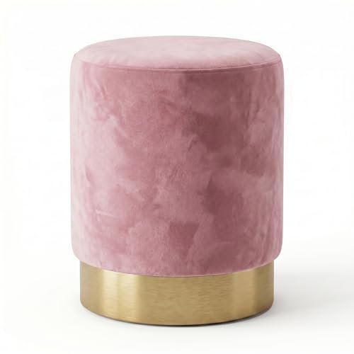 INTRECCI pouf cilindro in velluto