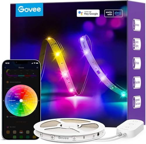 Govee striscia LED intelligente RGBIC 5 metri Alexa