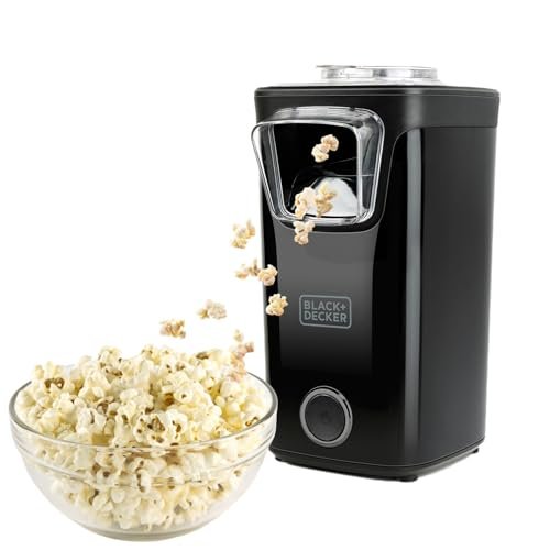 BLACK+DECKER macchina popcorn 1100W senza olio ad aria