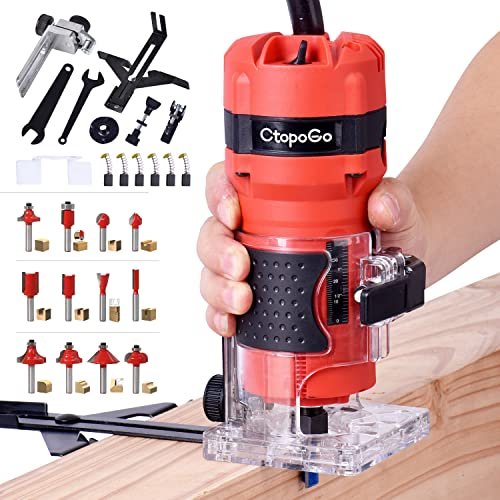 CtopoGo rifilatrice fresatrice verticale legno 800W