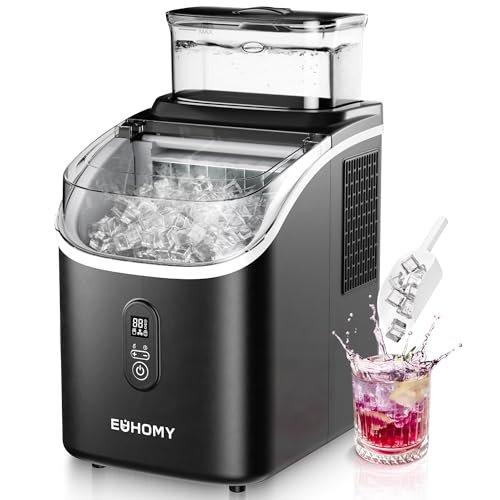 EUHOMY macchina ghiaccio casa 15kg/24h 16 cubetti