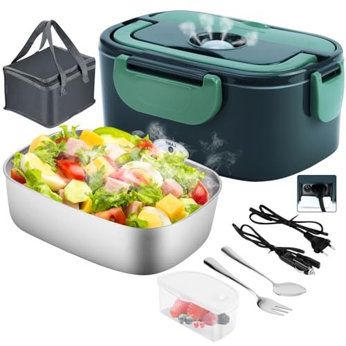 GENTRE lunch box scaldavivande elettrico portatile 4 in 1