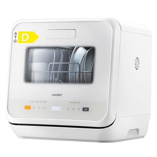 COMFEE lavastoviglie piccola con serbatoio 5L lavaggio a vapore