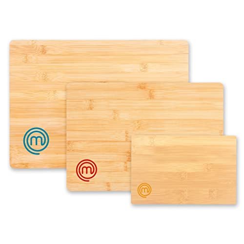 MasterChef taglieri legno set tagliere cucina in bambù grande medio piccolo