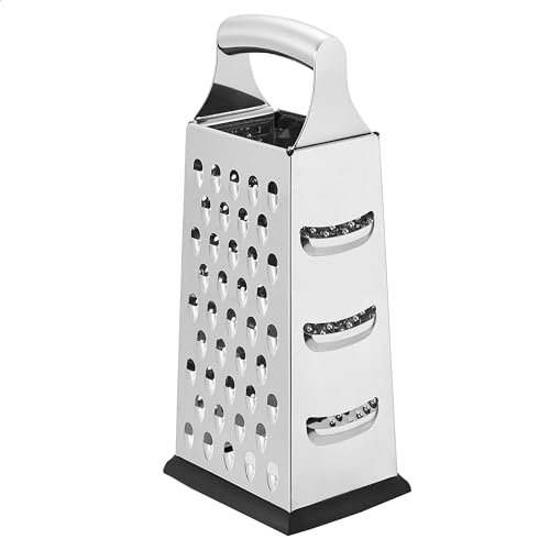 Amazon Basics grattugia per formaggio rettangolare per carichi pesanti