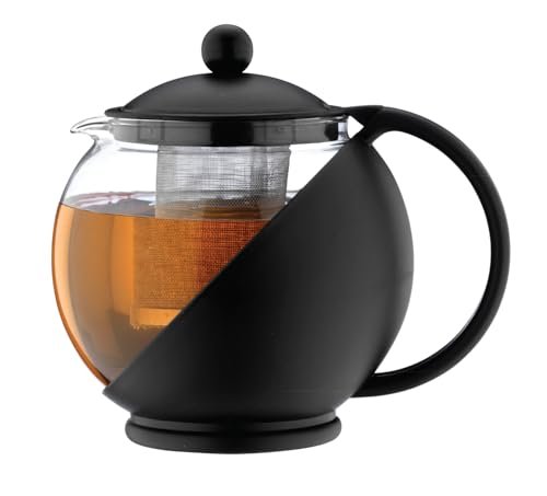 Café Olé Everyday teiera vetro 710 ml nera con infusore