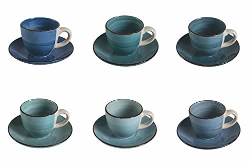 Villa d'Este Home Tivoli set 6 tazzine caffè 90 ml con piattini