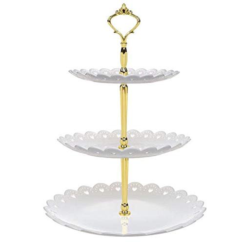 Wagoodter alzata per dessert 3 livelli alzata per cupcake espositore