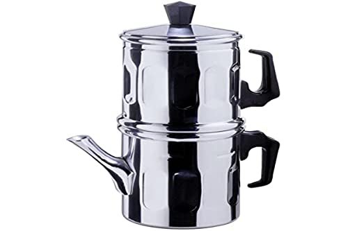 ILSA caffettiera napoletana diamante alluminio tazze 1-2