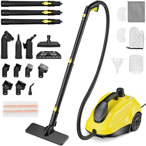 AMIPOW pulitore a vapore 2 in 1 casa 1500W