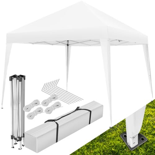 tectake gazebo da giardino regolabile