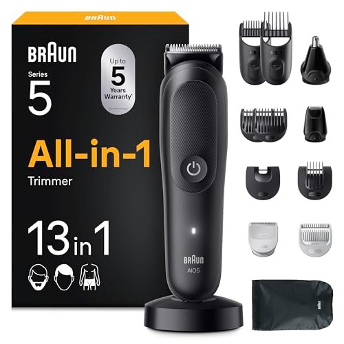 Braun rifinitore all-in-one serie 5 rasoio elettrico