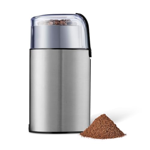 Amazon Basics macinacaffè elettrico acciaio inossidabile