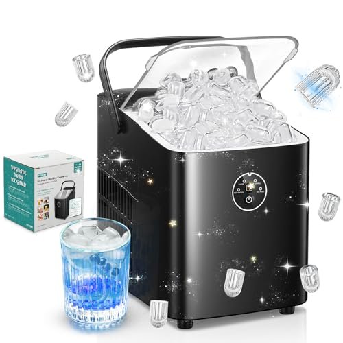 FOHERE macchina ghiaccio 14kg/24h cubetti 5 minuti autopulente