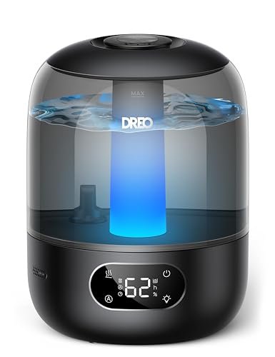 DREO 3L umidificatore ambiente silenzioso 26dB per bambini