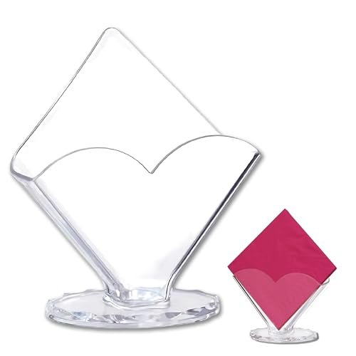 Decoraparty portatovaglioli da tavola trasparente in plastica