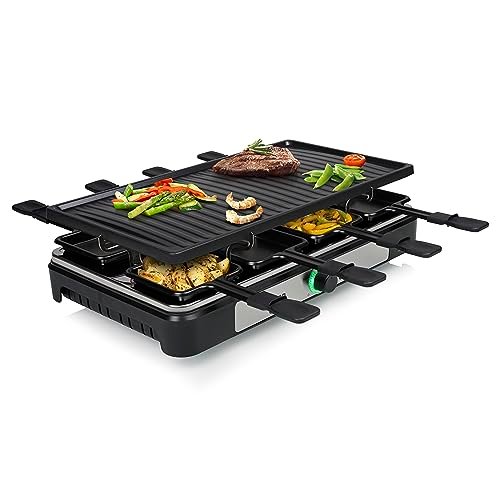 Tristar raclette 8 persone superficie cottura 42 cm