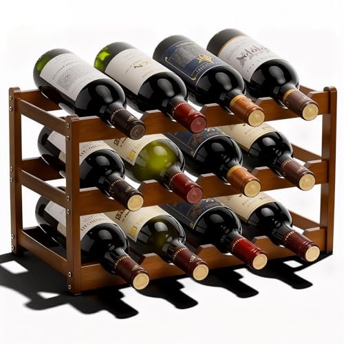 Fentar portabottiglie di vino cantinetta 12 bottiglie