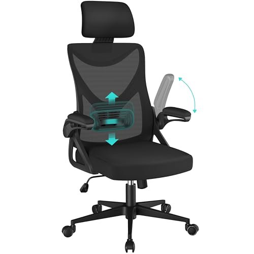 Yaheetech sedia ufficio ergonomica