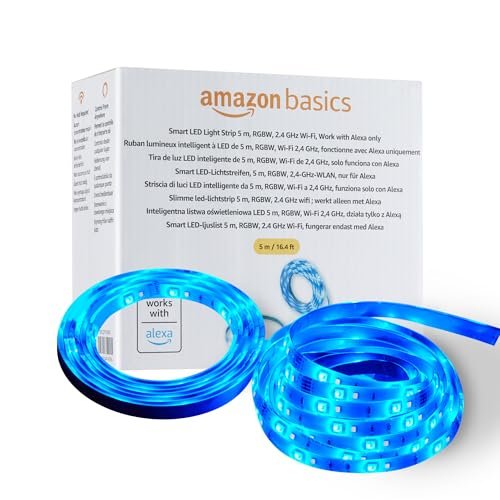 Amazon Basics striscia LED intelligente RGBW 5 metri