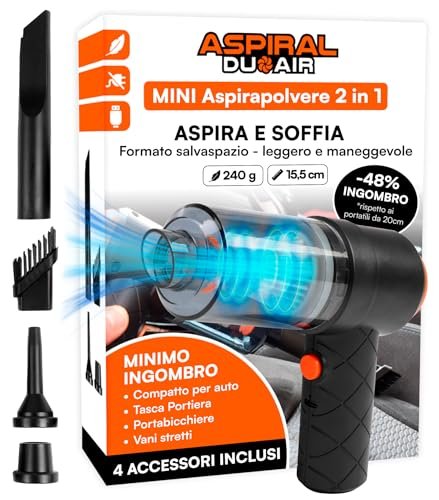 Eurocali aspirapolvere aspirabriciole senza fili portatile
