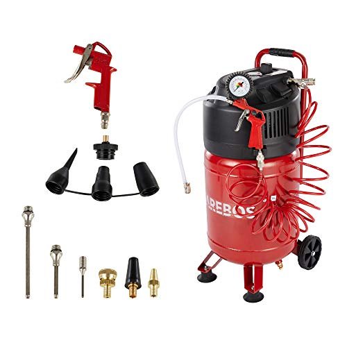 AREBOS compressore ad aria compressa 1500W 30 litri