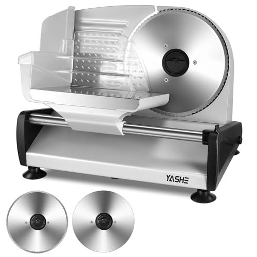 YASHE affettatrice elettrica carne e pane multiuso