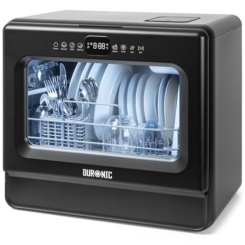Duronic DW10 lavastoviglie piccola portatile 1050W da tavolo