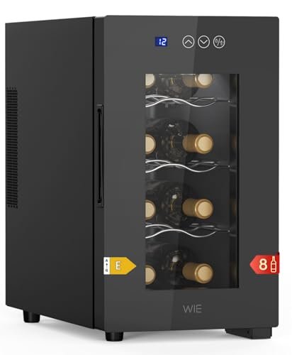 WIE cantinetta vino 8 bottiglie raffreddamento termoelettrico