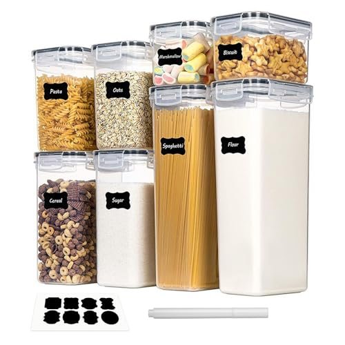 KITDAHOM 8 barattoli cucina contenitori ermetici per alimenti