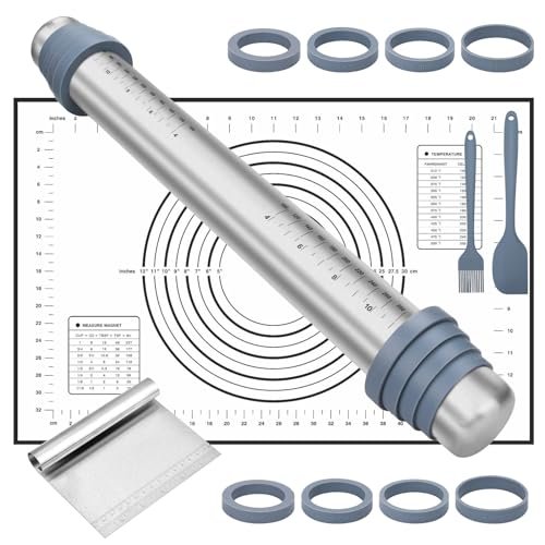 TAVADA mattarello in acciaio inox antiaderente
