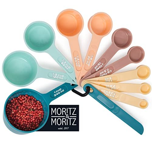 Moritz & Moritz set di 11 misurini impilabili misuratori