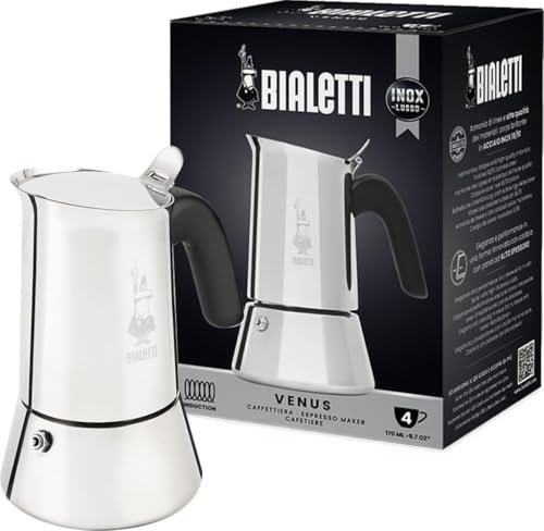 Bialetti Venus caffettiera ad induzione acciaio inossidabile