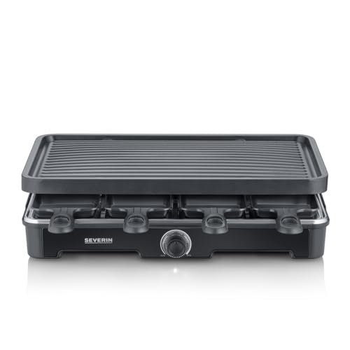 Severin Raclette Grill 1400W 8 padelline antiaderenti