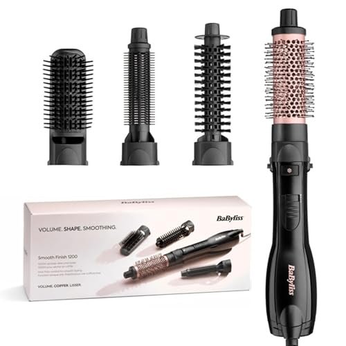 BaByliss Smooth Finish 1200 spazzola aria calda 4 in 1