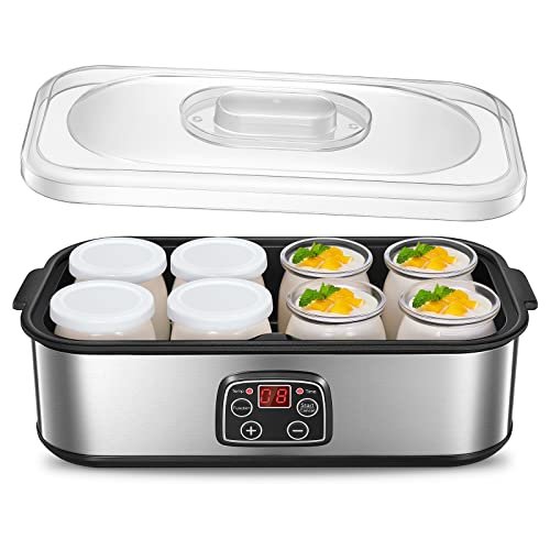 FOHERE yogurtiera LCD 8 vasetti 180ml