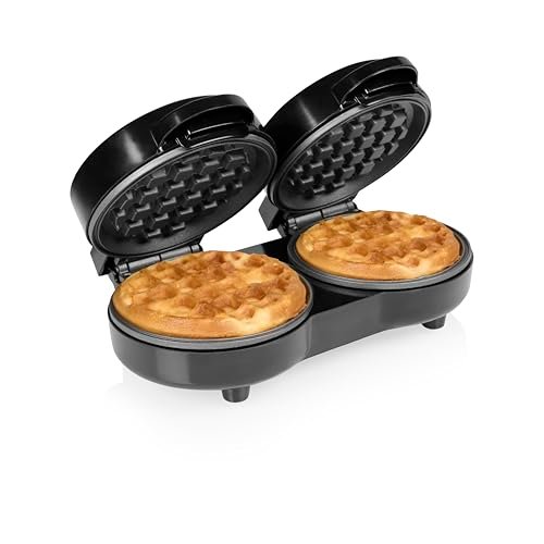 Tristar piastra waffle mini doppia 2 waffle