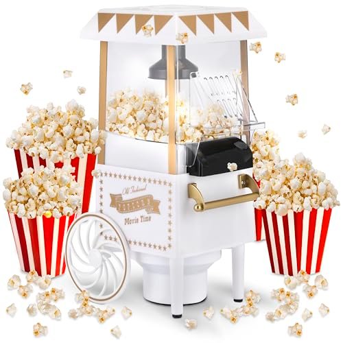 NK macchina popcorn retro 1200W aria calda