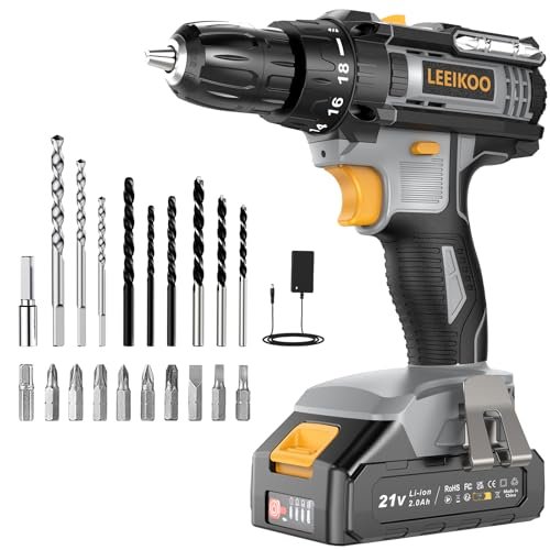 LEEIKOO avvitatore a batteria 21V trapano