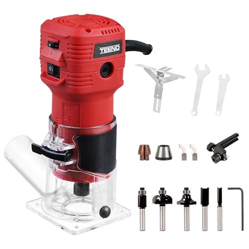 TEENO rifilatore fresatrice verticale legno 800W