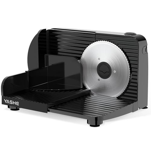 YASHE affettatrice elettrica pieghevole 180W lama inox 17cm