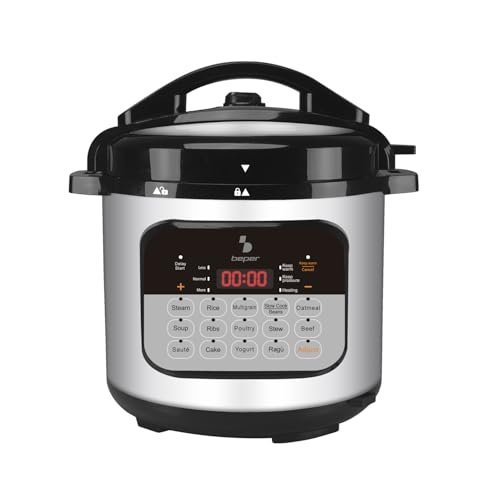 BEPER pentola multicooker a pressione 6 litri 15 programmi