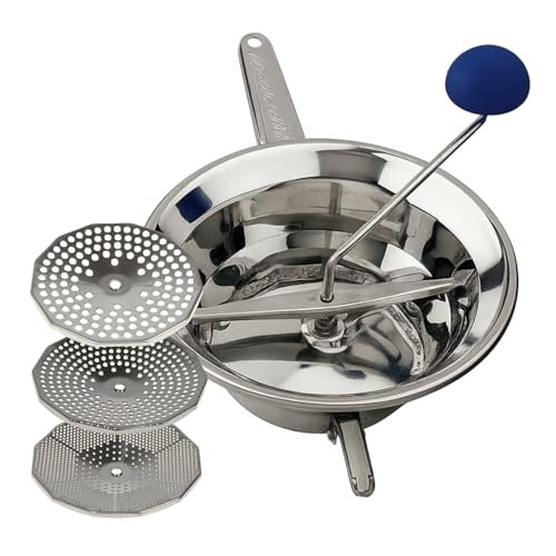 VIRSUS passatutto in acciaio inox 18/10 diametro 24 cm 3 dischi