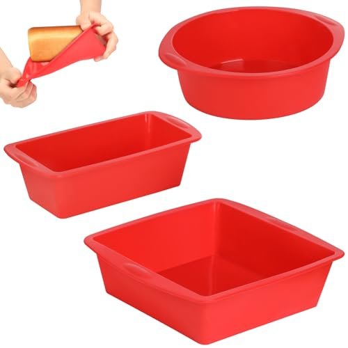Cozary stampo per dolci in silicone alimentare set da 3 pezzi