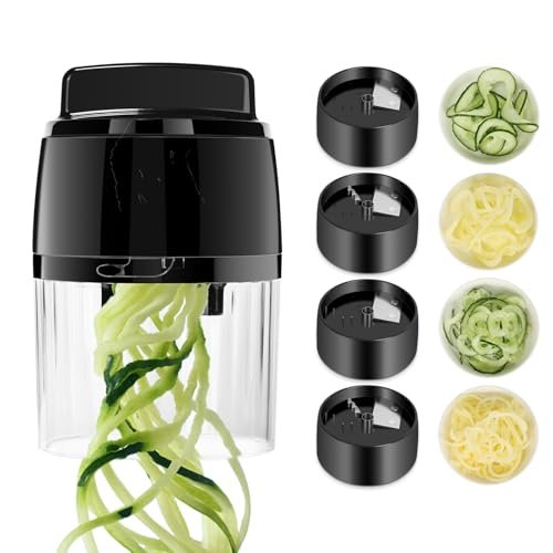 Vihoom spiralizzatore di verdure 4 in 1 taglia verdure a spirale