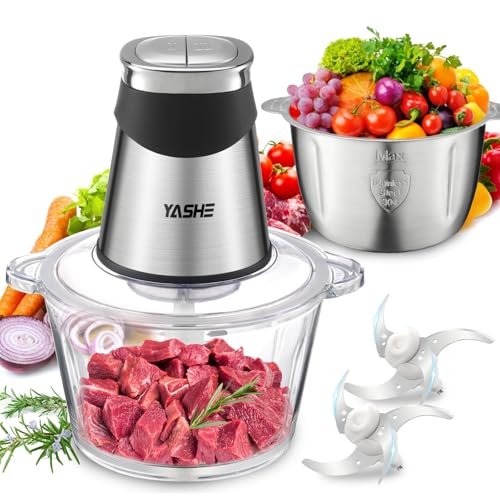 YASHE cucinatrice tritatutto elettrico 2 litri