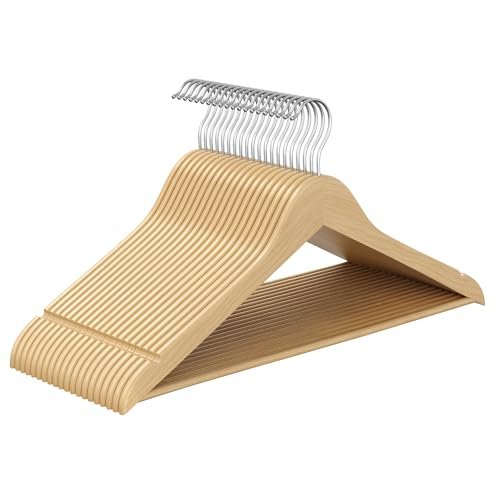 SONGMICS grucce appendiabiti legno 20 pezzi